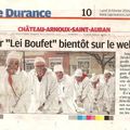 "Lei Boufet" de Château-Arnoux-Saint-Auban à l'honneur sur le WEB .....