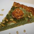 Défi : Tarte chèvre - épinards - yaourt