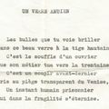Un court poème que Lucienne m'offrit.