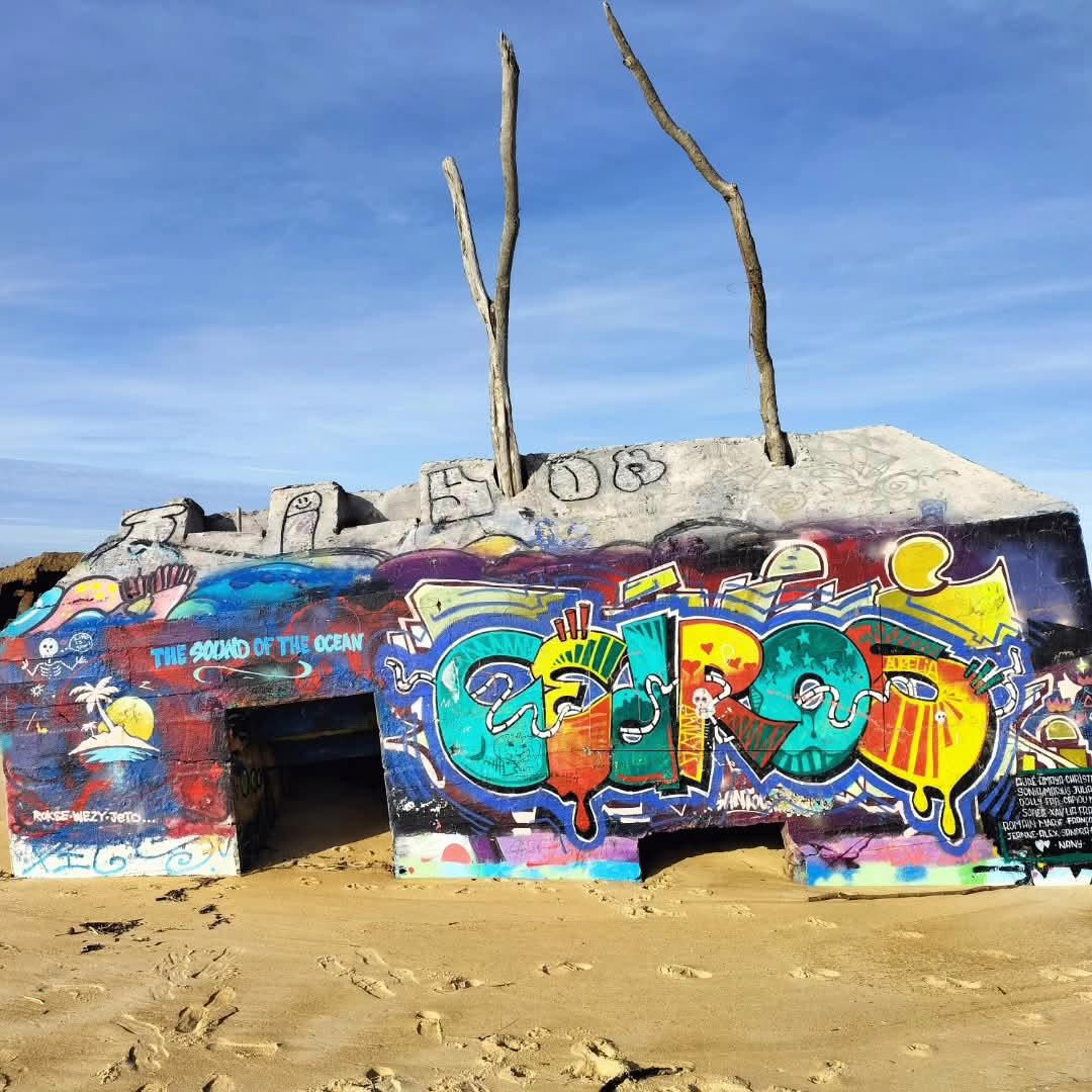Capbreton, plage de la Savane, blockhaus 2, décembre 2024, insta (40)