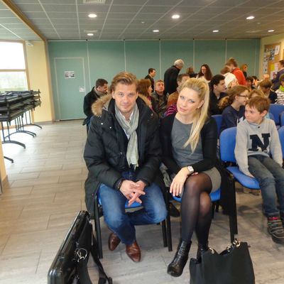 Kyrill et Alexandra à la médiathèque de STE MERE EGLISE puis en concert à SEBEVILLE