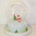 Gâteau boule de neige { cake snow globe } 