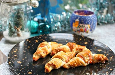 Des croissants au saumon fumé faits en 5mn {recette apéro}