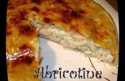 tourte saumon pommes de terre brocolis