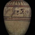 Vase aux bouquetins. Egypte, Nouvel Empire, probablement de la période Amarnienne, XVIIIe dynastie, 1391-1307 av J.C.