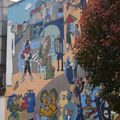 Des peintures murales du quartier 