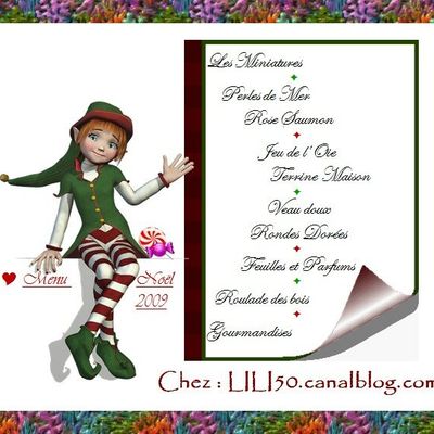 Le MENU de NOËL et...