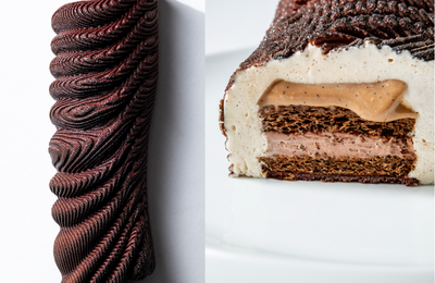 Yannick Alléno dévoile sa bûche de Noël, à découvrir exclusivement au Pavillon Ledoyen !