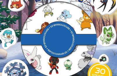 Pokémon : pochette de stickers épais repositionnables 2025