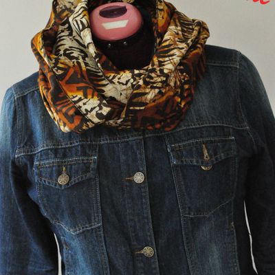 Foulard snood SAVANNE