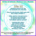 DIA 10 - 10 DIAS CAMINHANDO JUNTO COM A MANDALA