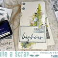 Mini album aquarelle simple par lescrapdeval