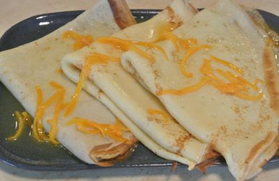 Pâte à crêpes améliorée et sauce à l'orange