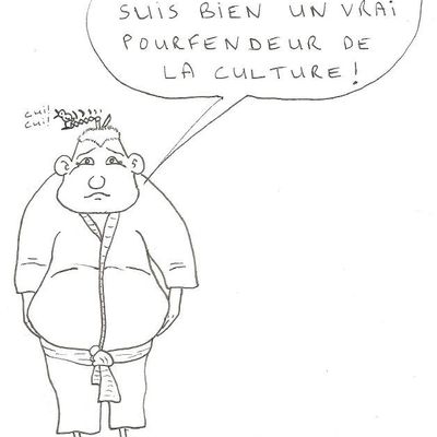 LE MINISTRE (EH OUI !) DAVID DOUILLET DECLARE EN VOULANT LE FLATTER, QU'ERIC RAOULT EST UN POURFENDEUR DU SPORT