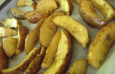 Potatoes "Mc Deluxe " sans friture :-D et escalope de dinde mariné façon "barbecue"