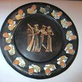 DIVERS ASSIETTES EGYPTIENNES DECORATION 