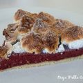 Tarte Meringuée aux Framboises & Amandes