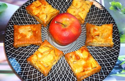 Mini clafoutis aux pommes et au rhum