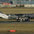 Aéroport Toulouse-Blagnac: Air New Zealand "All Blacks" Rugby: Airbus A320-232: F-WWDF (ZK-OAB): MSN 4553.