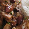 Poulet sauté aux amandes 