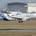 Aéroport: Toulouse-Blagnac(TLS-LFBO): Airbus Industrie: Airbus A320-251N(WL): D-AVVB: MSN:6642. First flight New NEO.