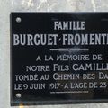 BURGUET Camille Luc (Oulches) + 09/06/1917 Aizy (02)