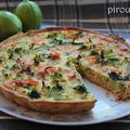Quiche au brocoli et saumon fumé d'Annaelle