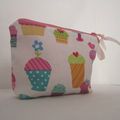 Pochette cupcake