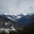 Panorama du dessus des pistes