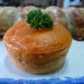 mini-muffins moelleux aux poivrons rouges