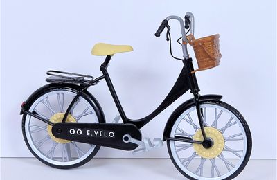 Transformation d'un vélo rose en e.bike noir