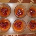 Verrines abricots / framboises