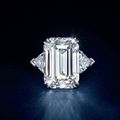 A 11.00 carats rectangular-cut Type IIa diamond ring, by Harry Winston