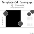 Template 84 Double page - Freebie