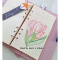 Mon BuJo/Planner Avril 2020 : inspiration Tulipes!