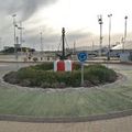 Rond-point à Ibiza (Espagne)