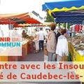 Rencontre avec les Insoumis au marché de Caudebec-lès-Elbeuf