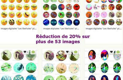 Réduction de 20% sur toutes les images digitales - du 18 au 31 Août 