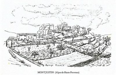 Sur un Montjustin au dessin