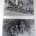 MADAGASCAR SOLDAT MALADE RAPATRIE A ALGER GRANDES MANOEUVRES 1895 SC 185