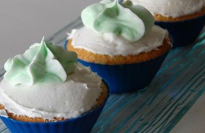 Cupcakes à la noix de coco et au pandan, sans gluten