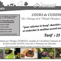 Nouveautés: cours de cuisine à la Maison du Charolais !