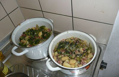 La salade au lard