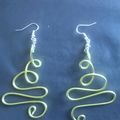 Boucles d'oreilles vertes