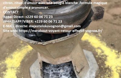 Un Rituel magie rouge retour de l'être aimé