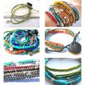 Bracelets en perle de rocaille 