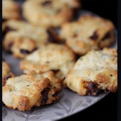 Cookies salés (chèvre tomates séchées)