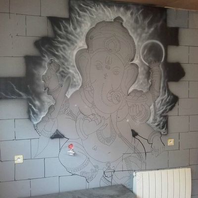 Fresque Ganesh