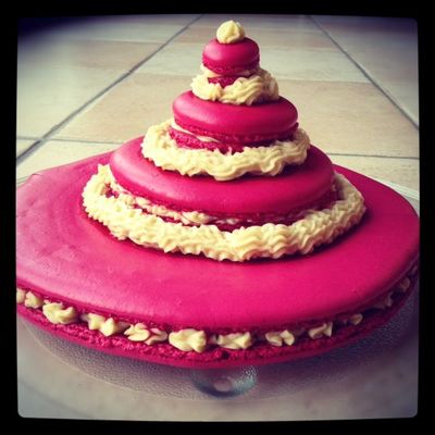 Pièce montée Macaron Géant