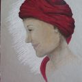 Femme au turban rouge